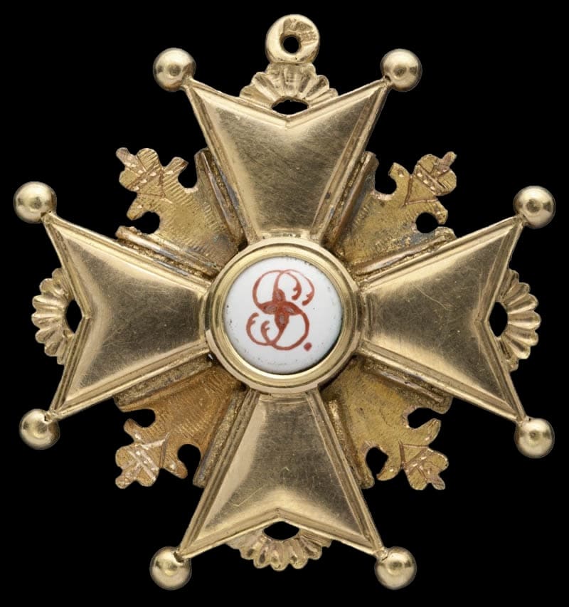4th class Order of Saint Stanislaus made by  Immanuel Pannasch IP workshop.jpg