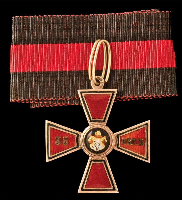 4th class Order of St.Vladimir for 35-Years Long Service made by Albert Keibel.jpg