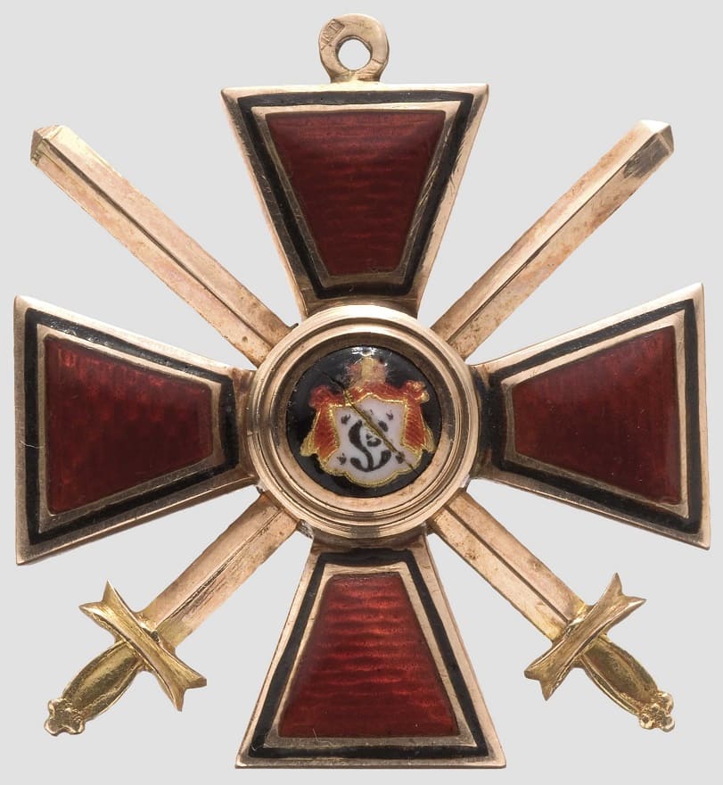 4th class Order of St.Vladimir with Swords made by Eduard.jpg
