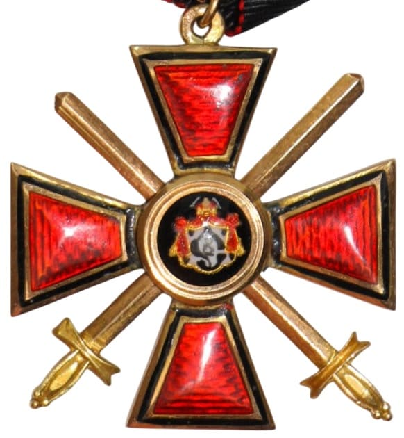 4th  class Order of St.Vladimir with Swords made by Eduard.jpg