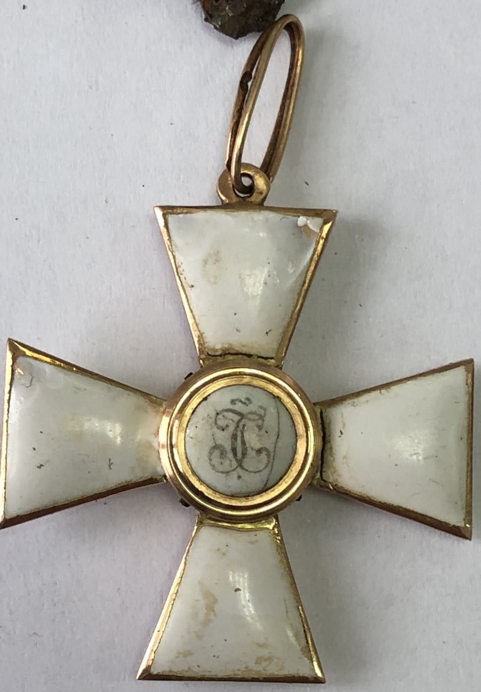 4th  class Saint George cross of Lieutenant General Nikolai Nikolaevich Stogov.jpg