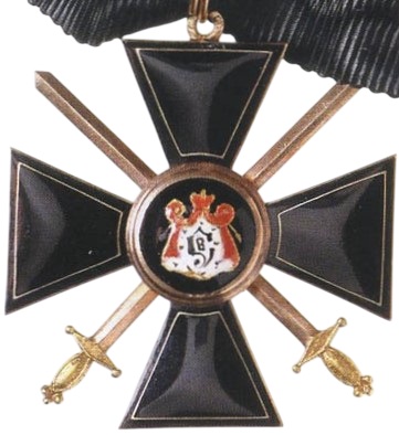 4th class Saint Vladimir order of flat black enamel with swords.jpg