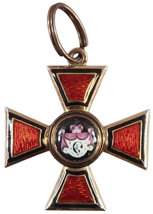 4th class St. Vladimir order cross Helsinki City Museum.jpg