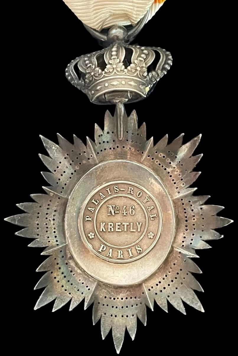5th class  order made by Palais-Royal No.46 Kretly Paris.jpg