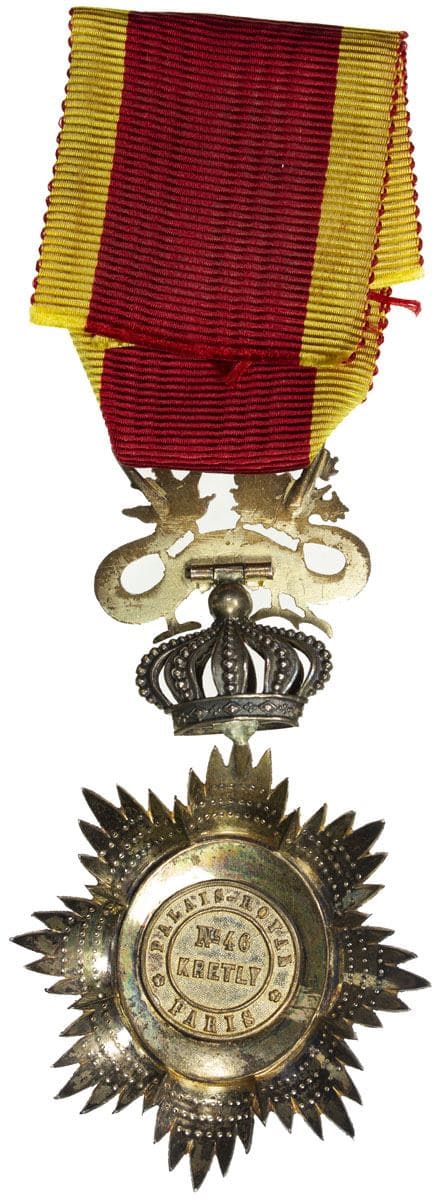 5th class  Order of the Dragon of Annam made by Kretly.jpg