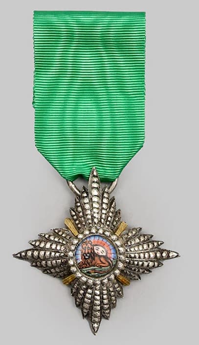 5th class Order of the Lion and Sun made by Boullanger.jpg