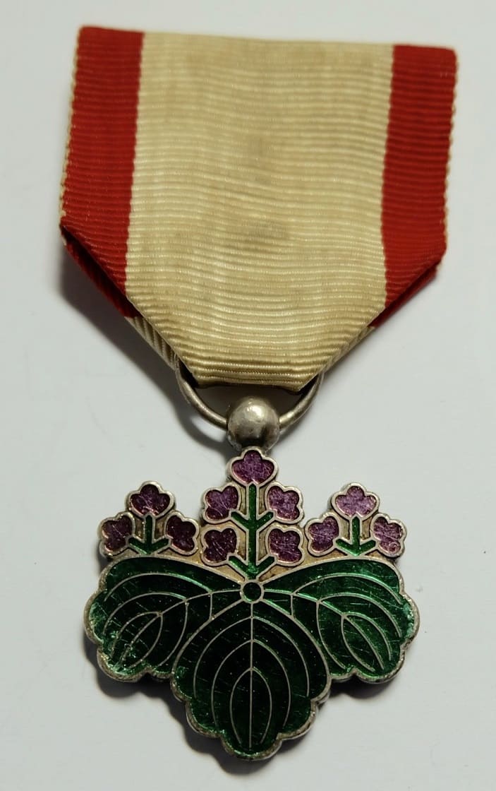 7th Class Rising Sun order  awarded in 1940  to Sergeant  Major Soshichi Sagisaka.jpg