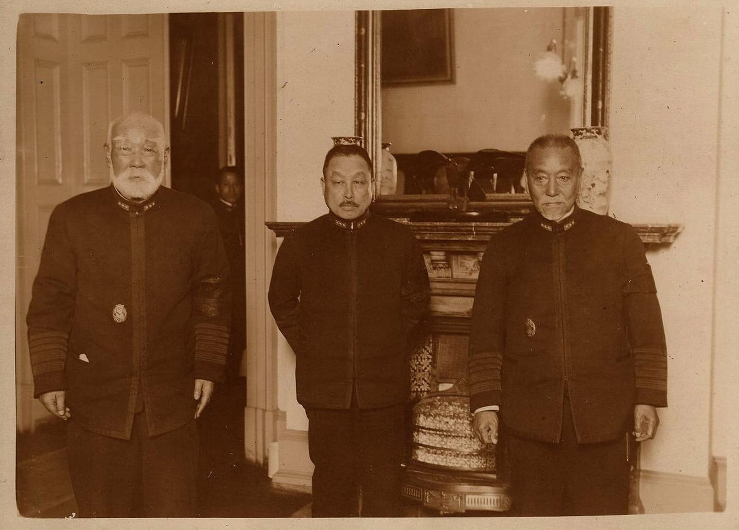 Admiral Togo together with another holder of marshal badge - Admiral Inoue Yoshika.jpg
