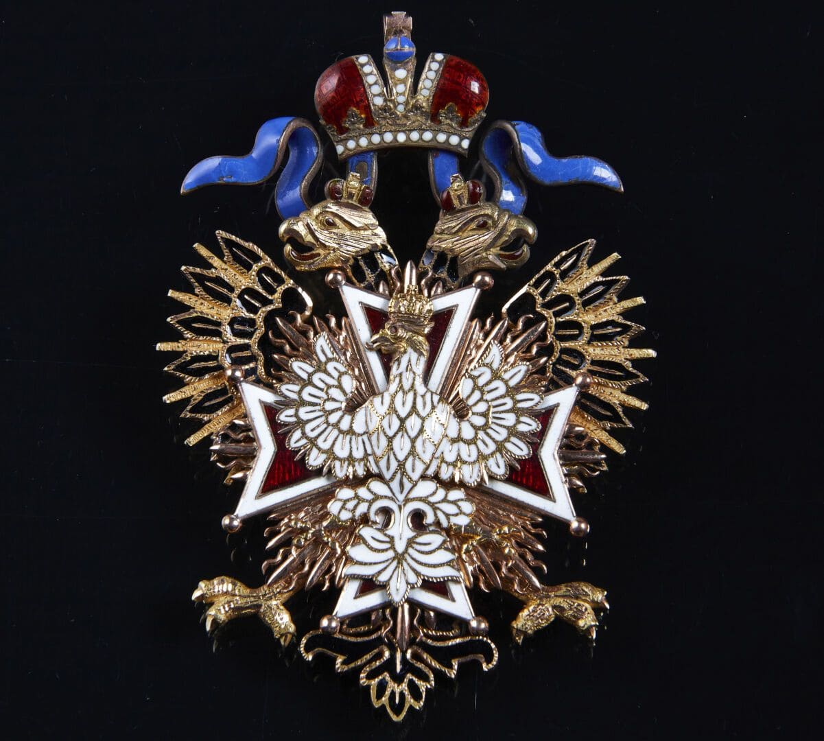 AK-made Order of  White Eagle awarded in 1893.jpg