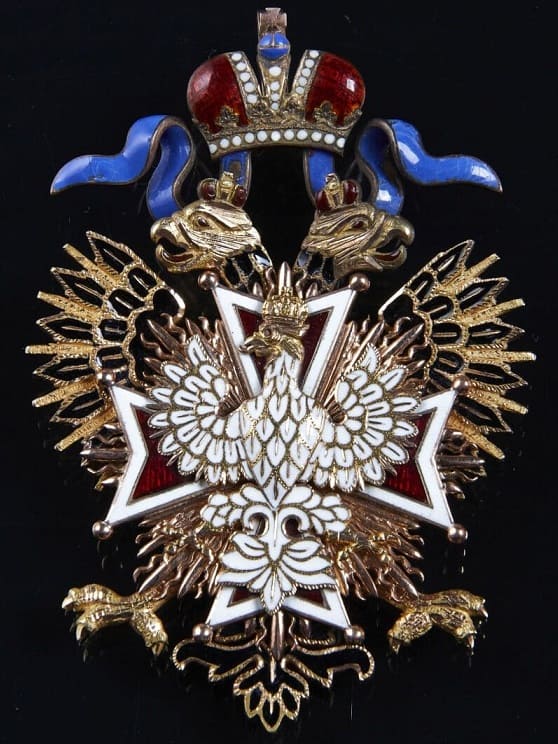 AK-made Order of  White Eagle awarded in 1893.jpg