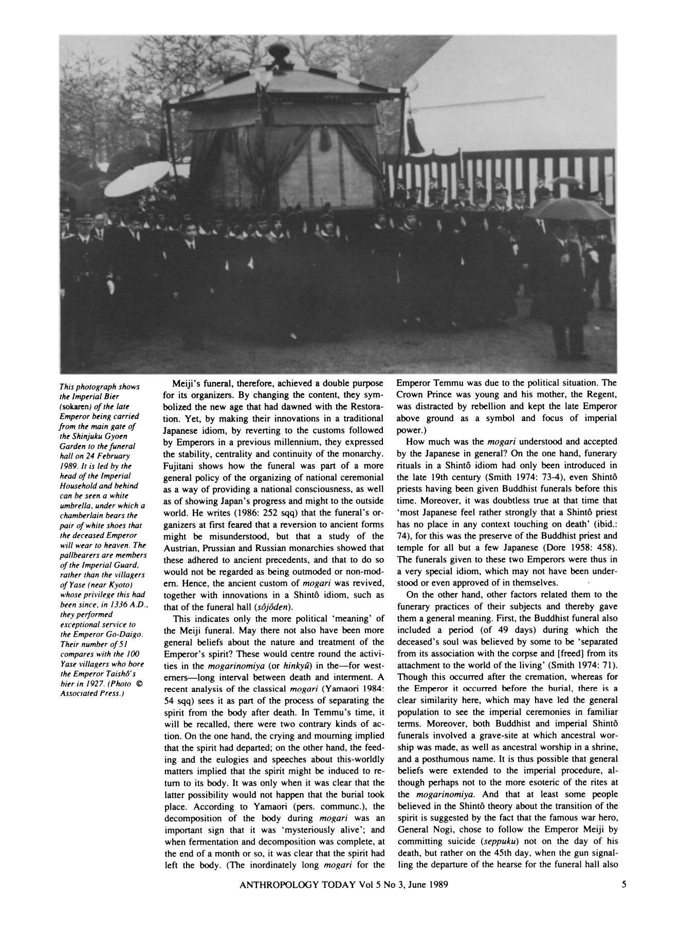 [Anthropology Today vol. 5 iss. 3] Adrian C. Mayer - The Funeral of the Emperor of Japan (1989) 3.jpg