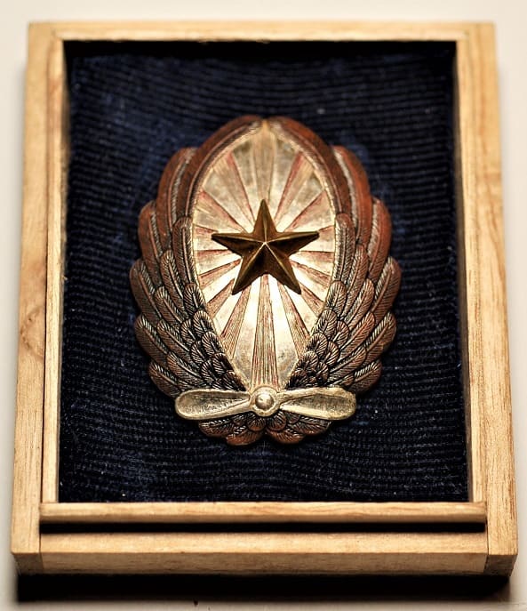 Army  Pilot Badge  manufactured by  Toho workshop.jpg
