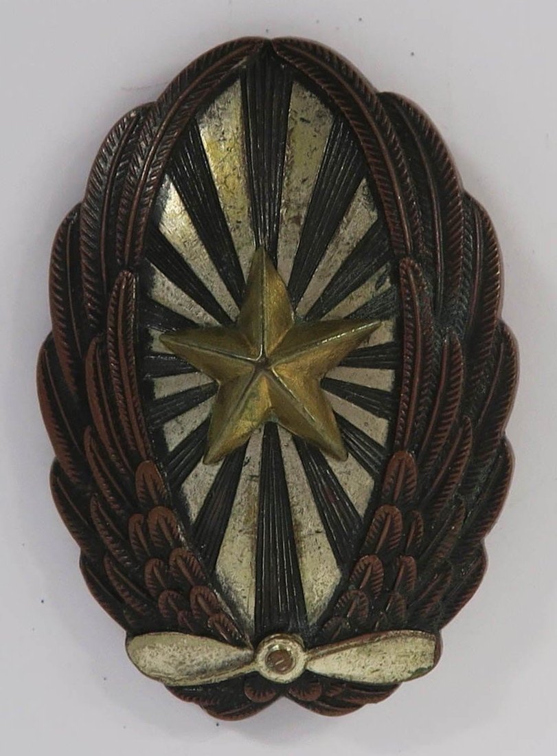 Army Pilot Badge manufactured by Toho workshop.jpg
