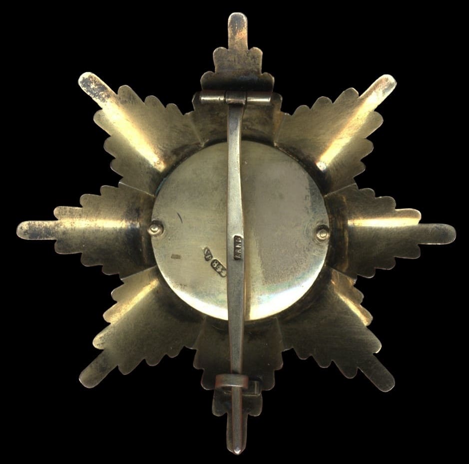 Arnd workshop White Eagle breast star order commissioned  by Nichols & Plinke.jpg