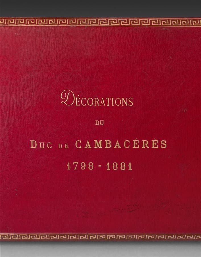 Awards of Jean-Jacques-Régis de  Cambacérès, Duke of Parma.jpg