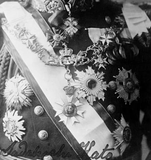 Baron Katō Sadakichi with  2nd class Saint Vladimir order with Swords.jpg