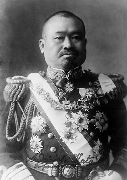 Baron Katō Sadakichi with 2nd class Saint Vladimir order with Swords.jpg