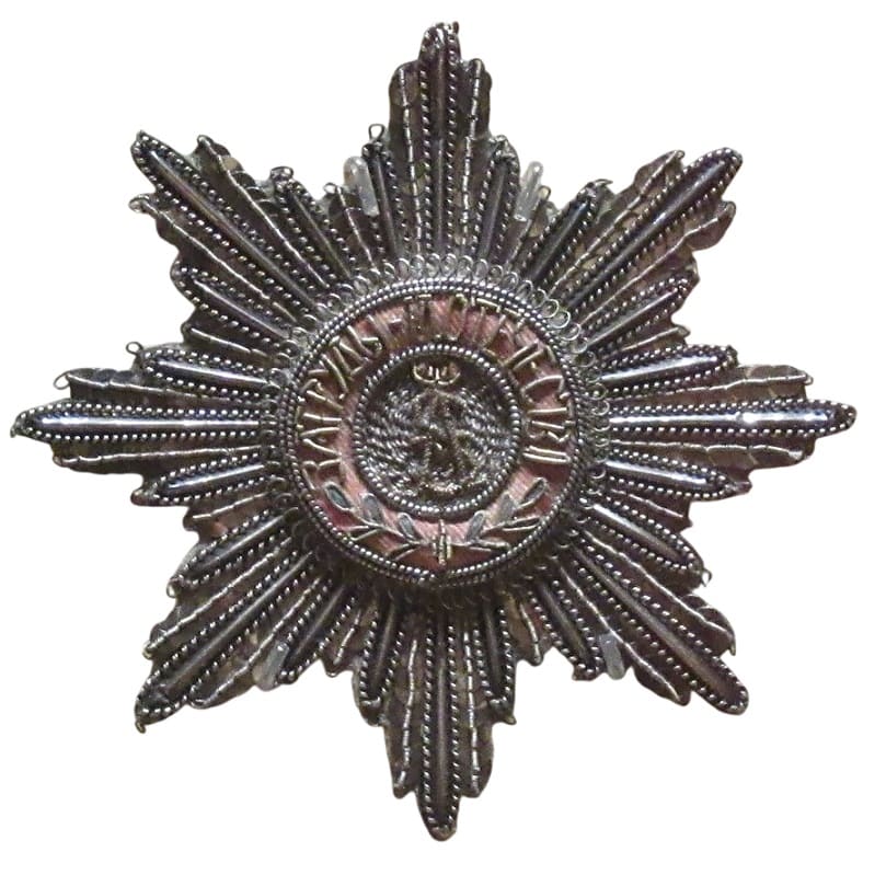 Breast star of Saint Alexander Nevsky order that belonged to Elizabeth Alexeievna.jpg