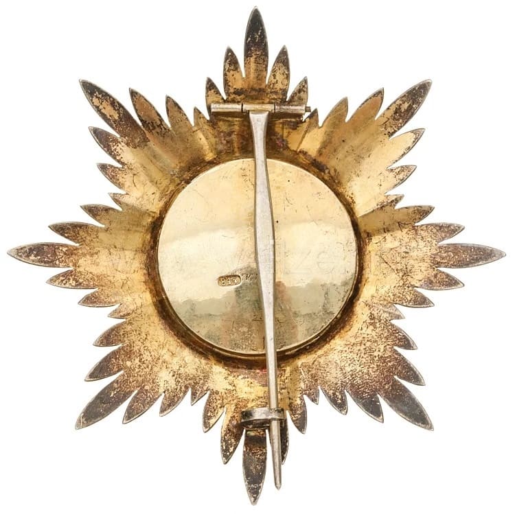 Breast star of Stanislaus Order for Non-Christians made by Julius Keibel workshop.jpg
