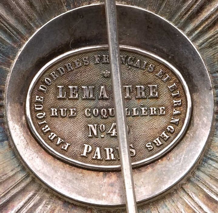 Breast Star of the Order of Saint Andrew  made by Lemaitre, Paris.jpg