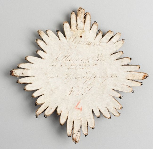 Breast Star of the Order of the Elephant awarded in 1815 to    Talleyrand.jpg