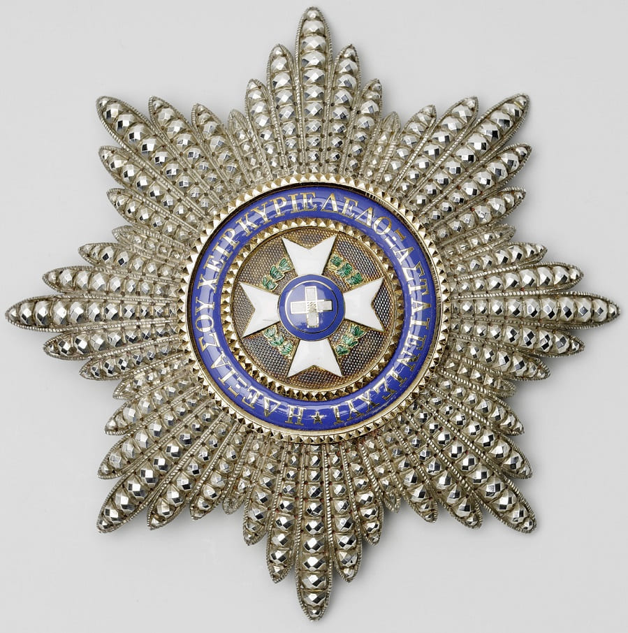 Breast star of the Order of the Redeemer made by Lemaitre.jpg