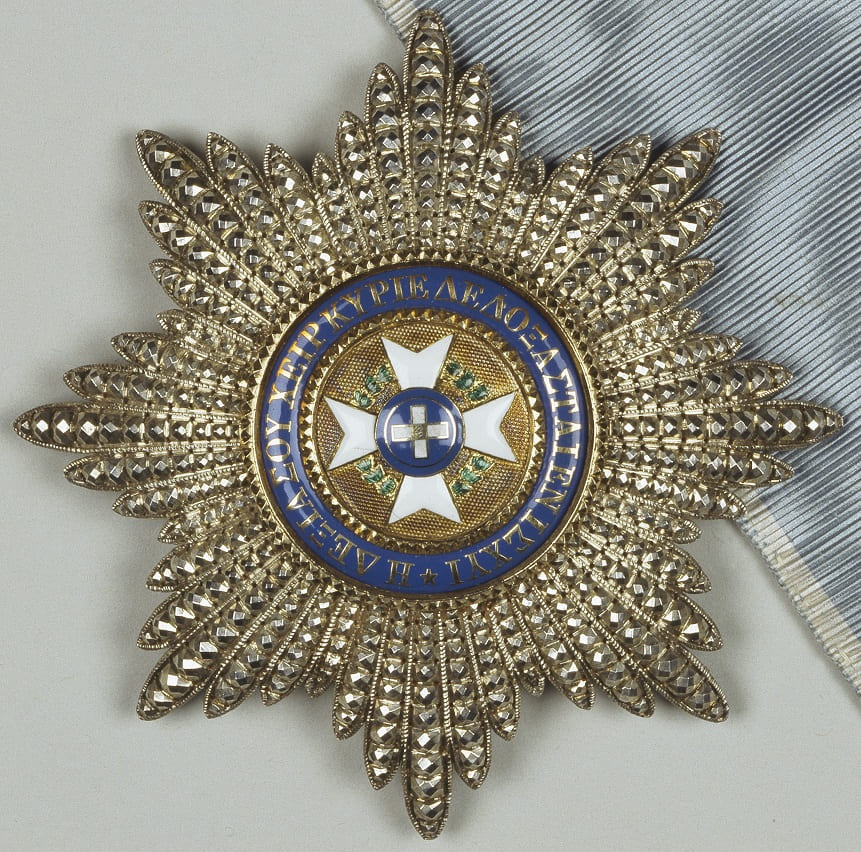 Breast star of the Order of the Redeemer made by  Lemaitre.jpg