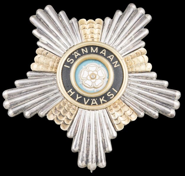 Breast  Star of the Order of the White Rose of Finland made by  Lemaitre.jpg
