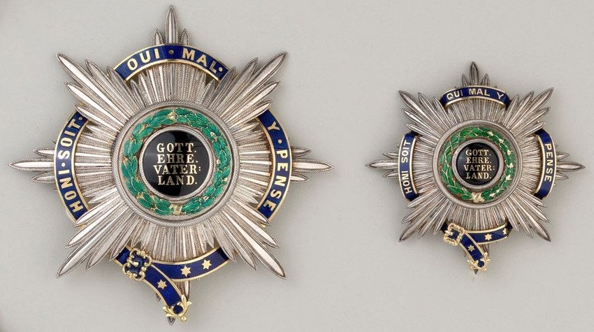 Breast Stars of German  Orders combined  with the Order of the Garter.jpg