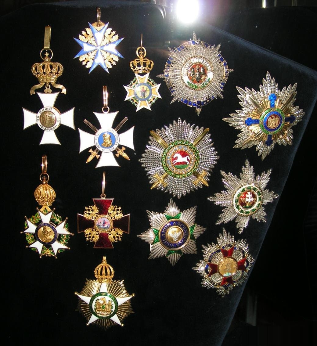 Breast Stars of German Orders combined with the Order of the  Garter.jpg