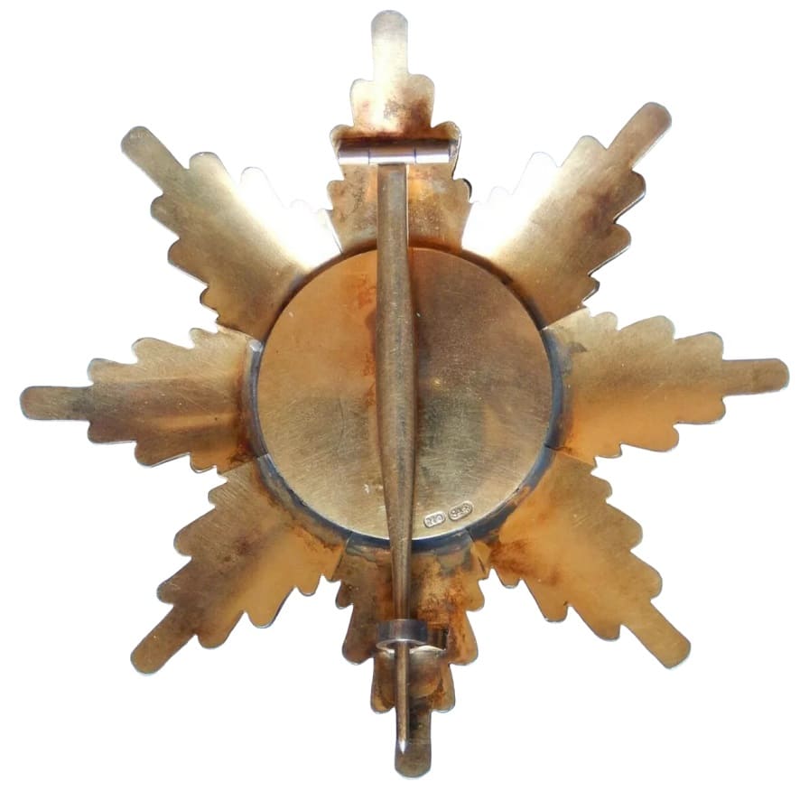 Bulgarian order of Saint Alexander breast star  made by Ivan Osipov workshop.jpg