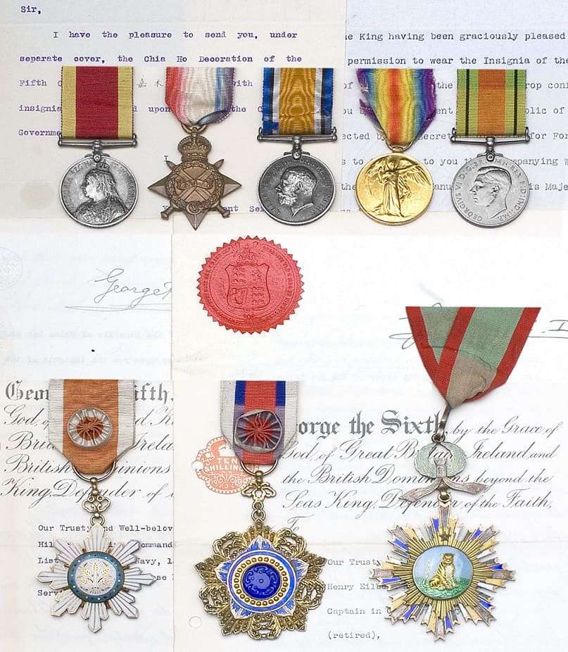 Captain H. E. Hillman, Royal Navy awards.jpg