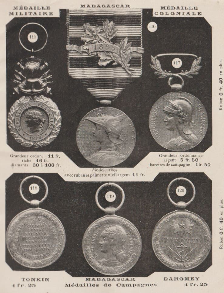 Catalogue of  Fabrique d'ordres  Francais et Etrangers Diets.jpg