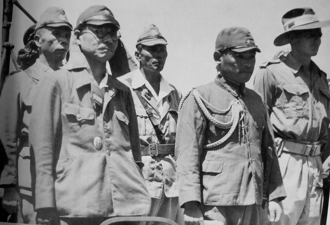 Colonel Tatsuichi Kaida and his chief of staff Major Minoru Shoji.jpg