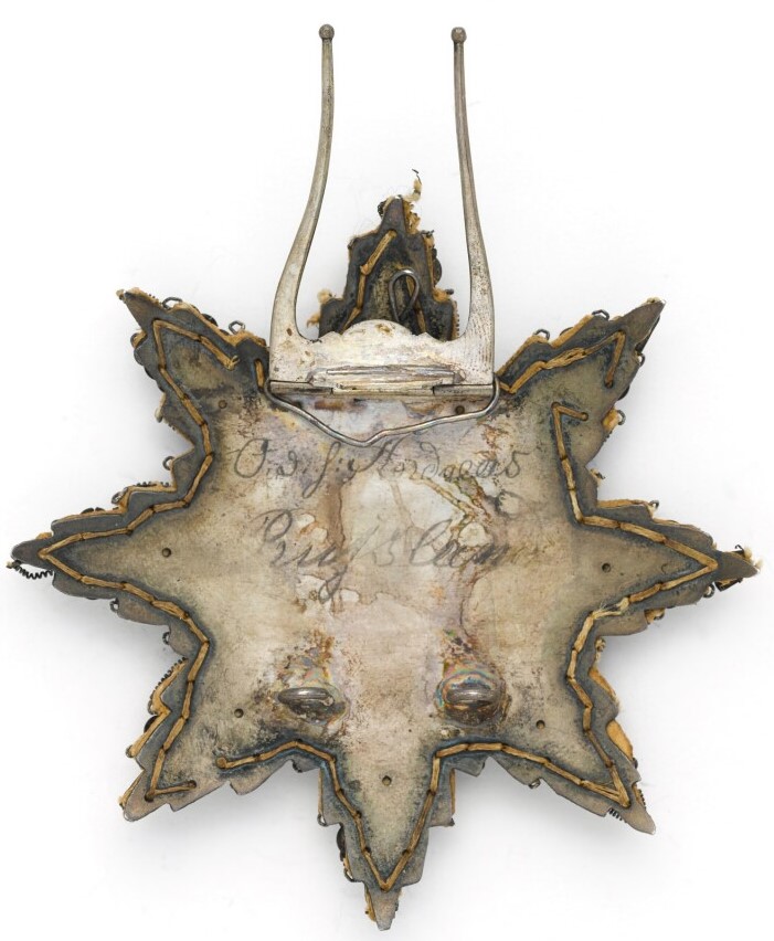 Converted embroidered breast stars of the Order of St Alexander Nevsky --.jpg