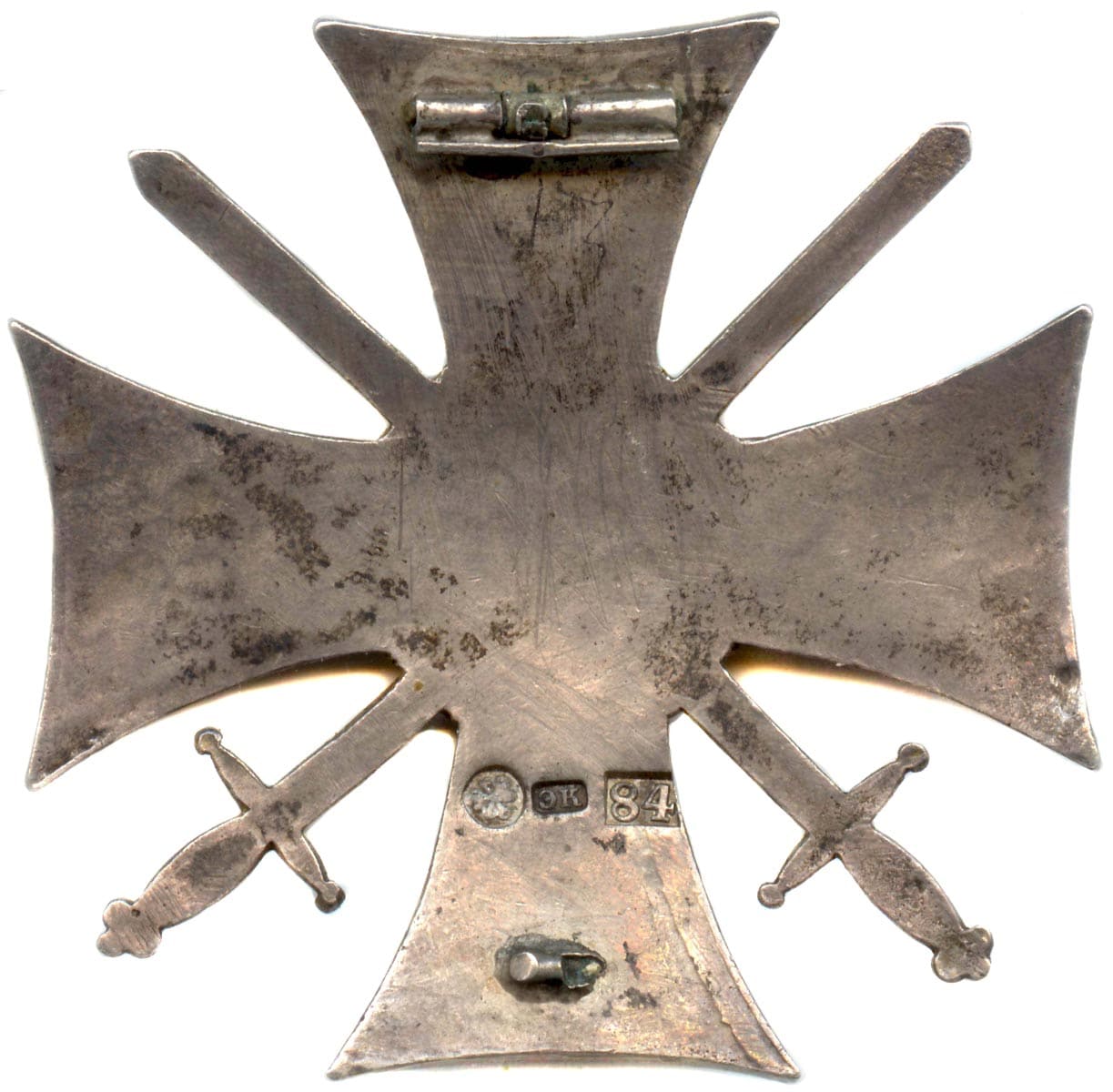 Cross For  Service In The Caucasus 1864 made by the Saint Petersburg workshop ЭК.jpg