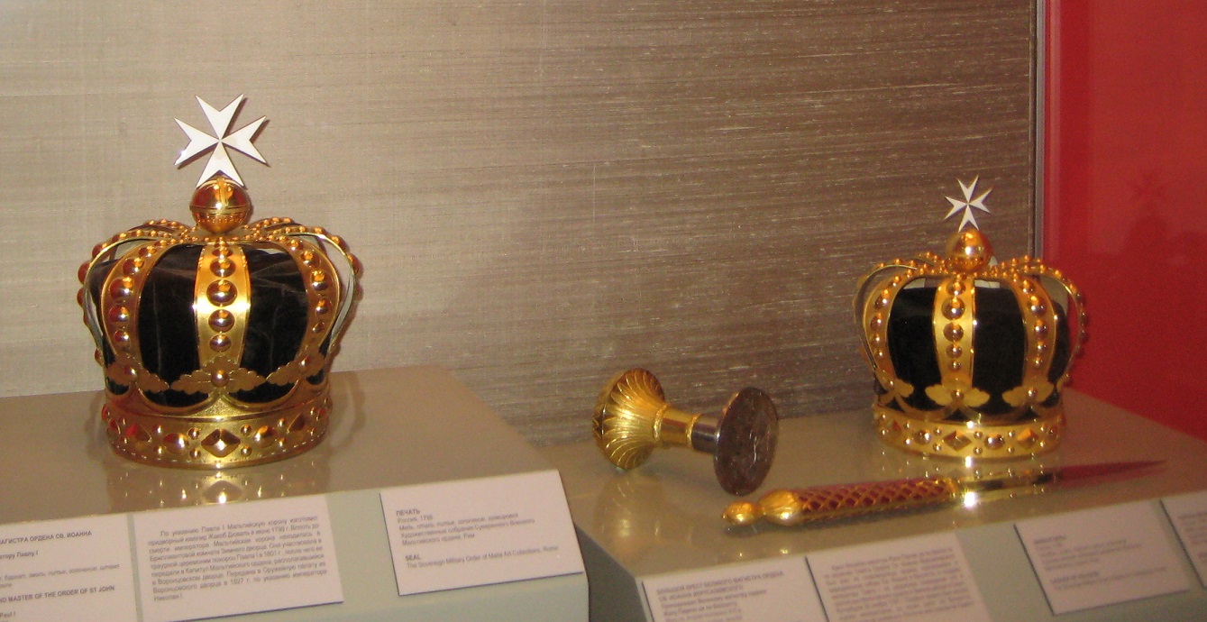 Crowns of the  Grand Master of the Order of St. John of Jerusalem.jpg