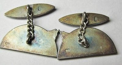 Cufflinks of  University  Horse Riding Club Badge.jpg