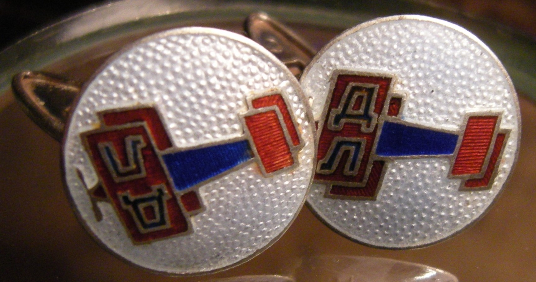 Dobrolyot Cufflinks Запонки Добролёта.JPG
