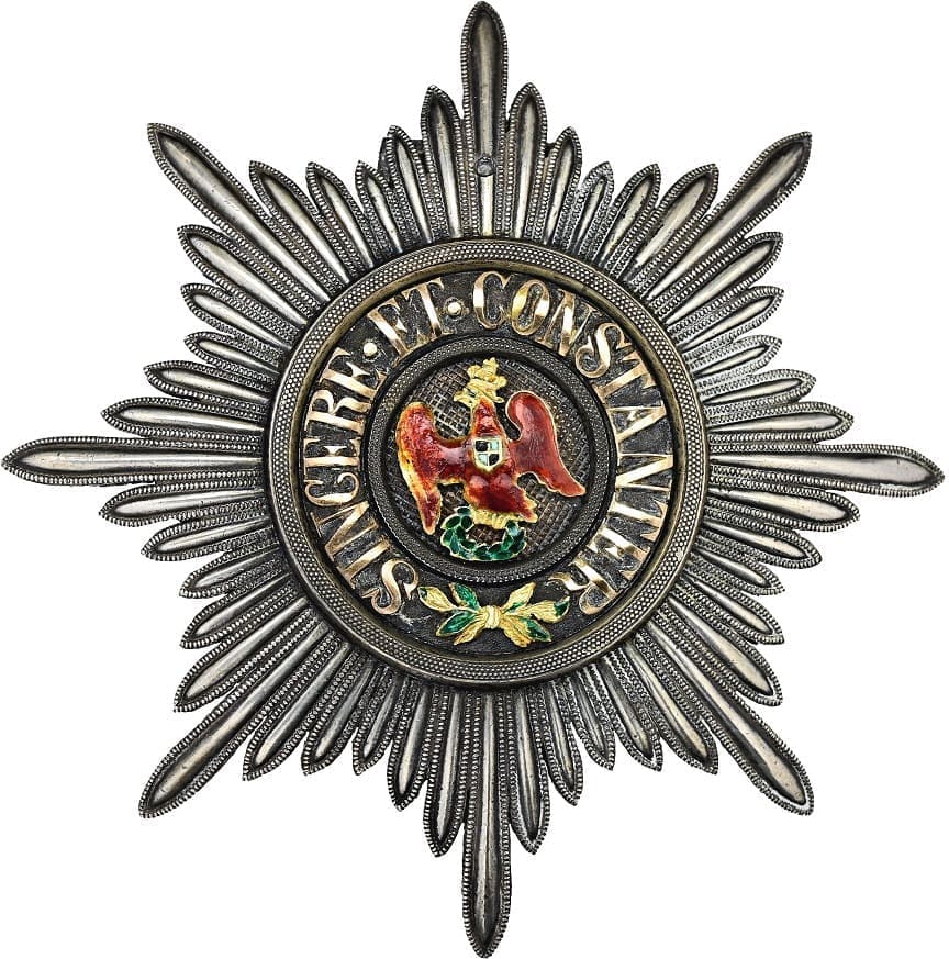 Early Prussian  Red Eagle Order Breast Stars.jpg