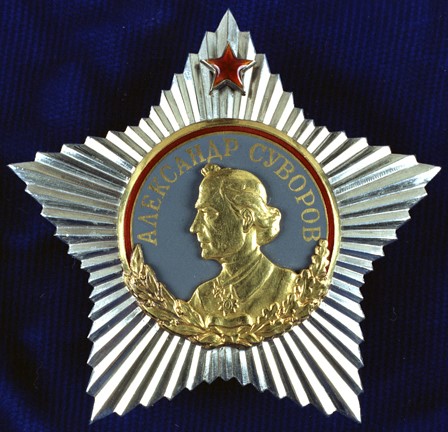 Eisenhower order of Suvorov.JPG