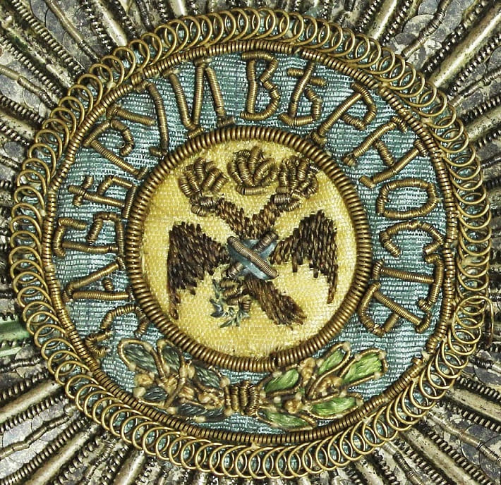 Embroidered  breast star of St. Andrew order.jpg