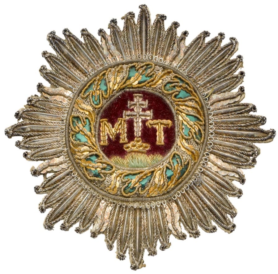 Embroidered Breast Star of the Order of Saint Stephen of Hungary.jpg