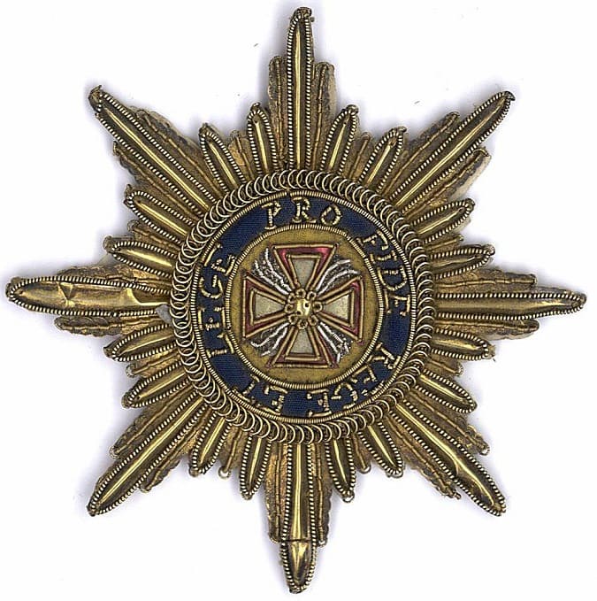 Embroidered breast star of White Eagle order from the Hermitage collection.jpg