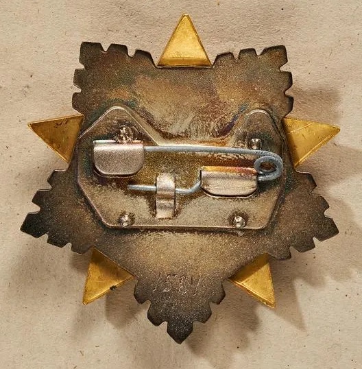 Erich Honecker's Order of Sukhbaatar  No.1584.jpg