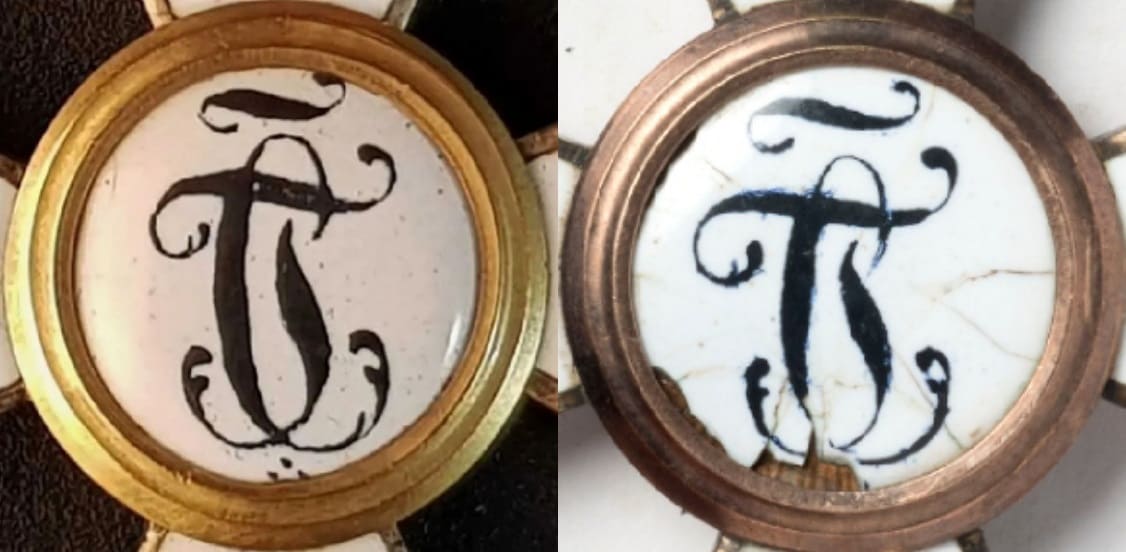 Fake 2nd class Saint George order made after  Gurko cross.jpg