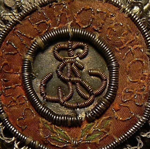 Fake  embroidered St.Alexander Nevsky order breast star.jpg