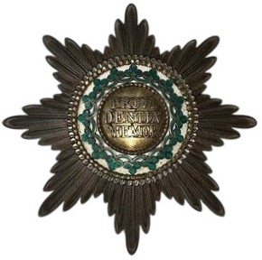 Fake Saxon Order  of the Rue Crown made by Rothe.jpg