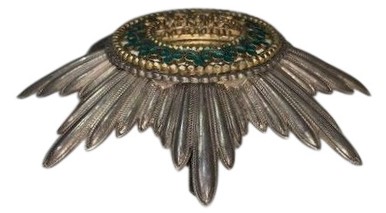 Fake Saxon  Order  of the Rue Crown made by Rothe.jpg
