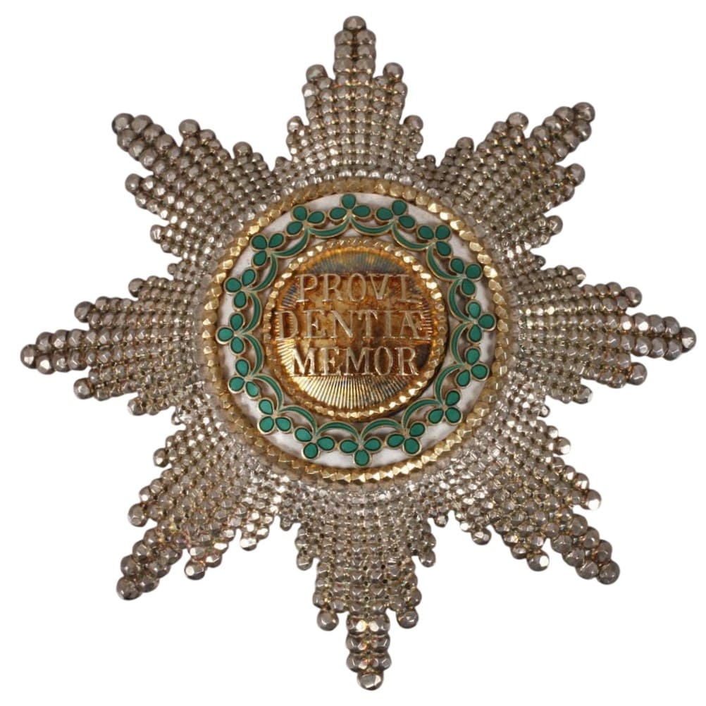 Fake Saxon Order  of the Rue Crown made by Rothe.jpg
